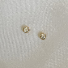 Load image into Gallery viewer, Bezel Stud Earrings