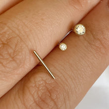 Load image into Gallery viewer, Bezel Stud Earrings