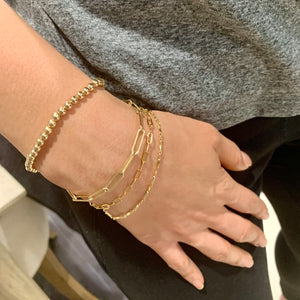 Stretchy Gold Ball Bracelet