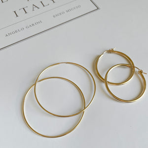 Angie Large Hoops