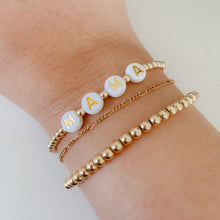Load image into Gallery viewer, Mama Gold Filled Bead Bracelet