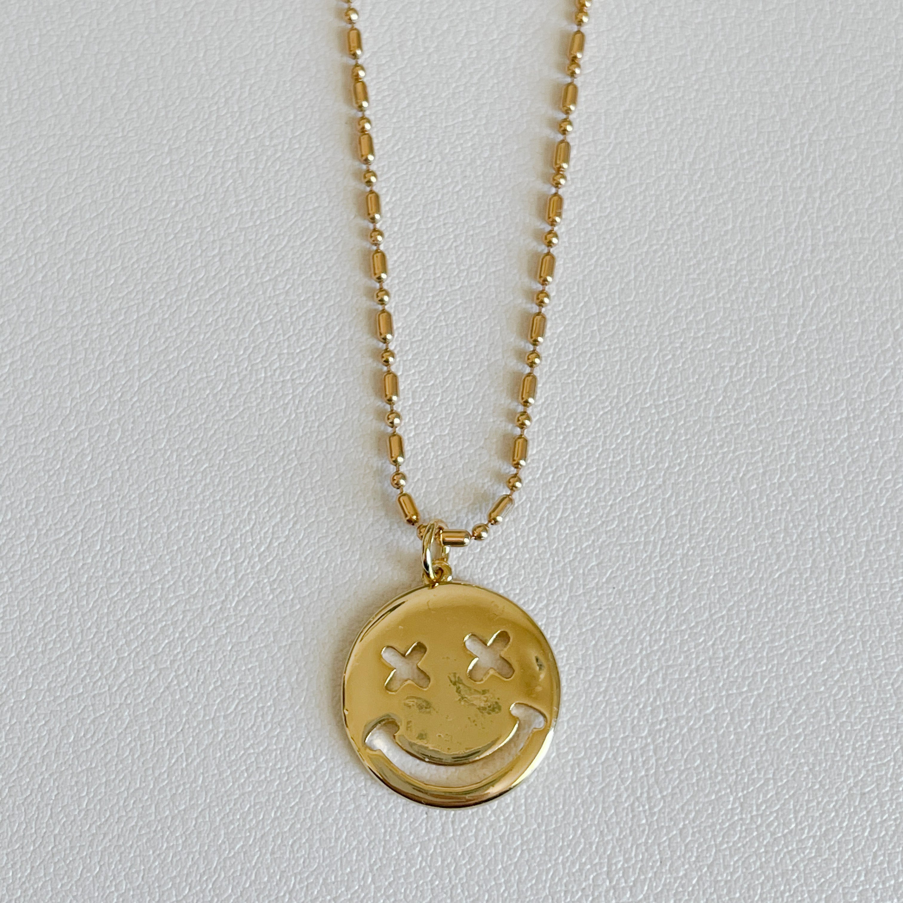 Smiley Face Necklace – Jiel Collections