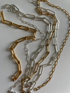 Jumbo Paperclip Link Bracelet