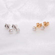Load image into Gallery viewer, Petite Pearl Studs