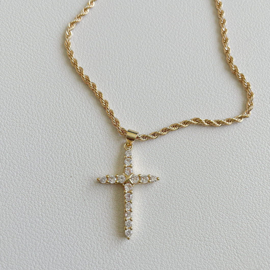Harper Cross Necklace